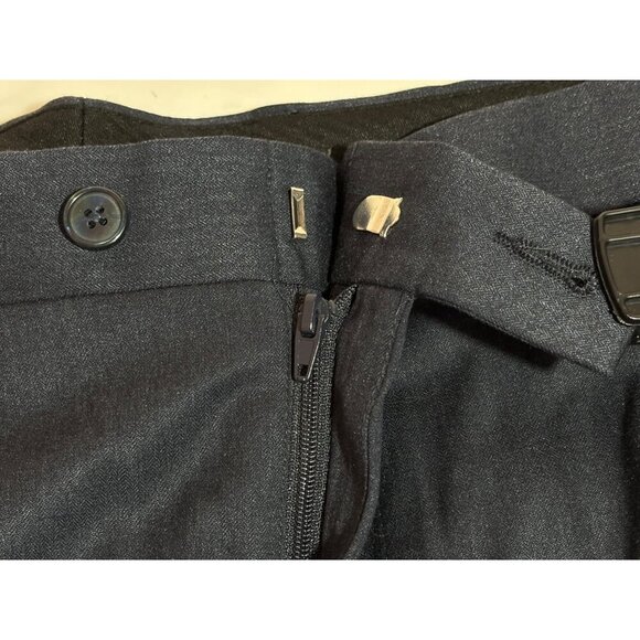 Arrow Mens Modern Fit Flat Front Dress Pants 42x32 Dark Blue MSRP $80 NWT - Picture 5 of 9